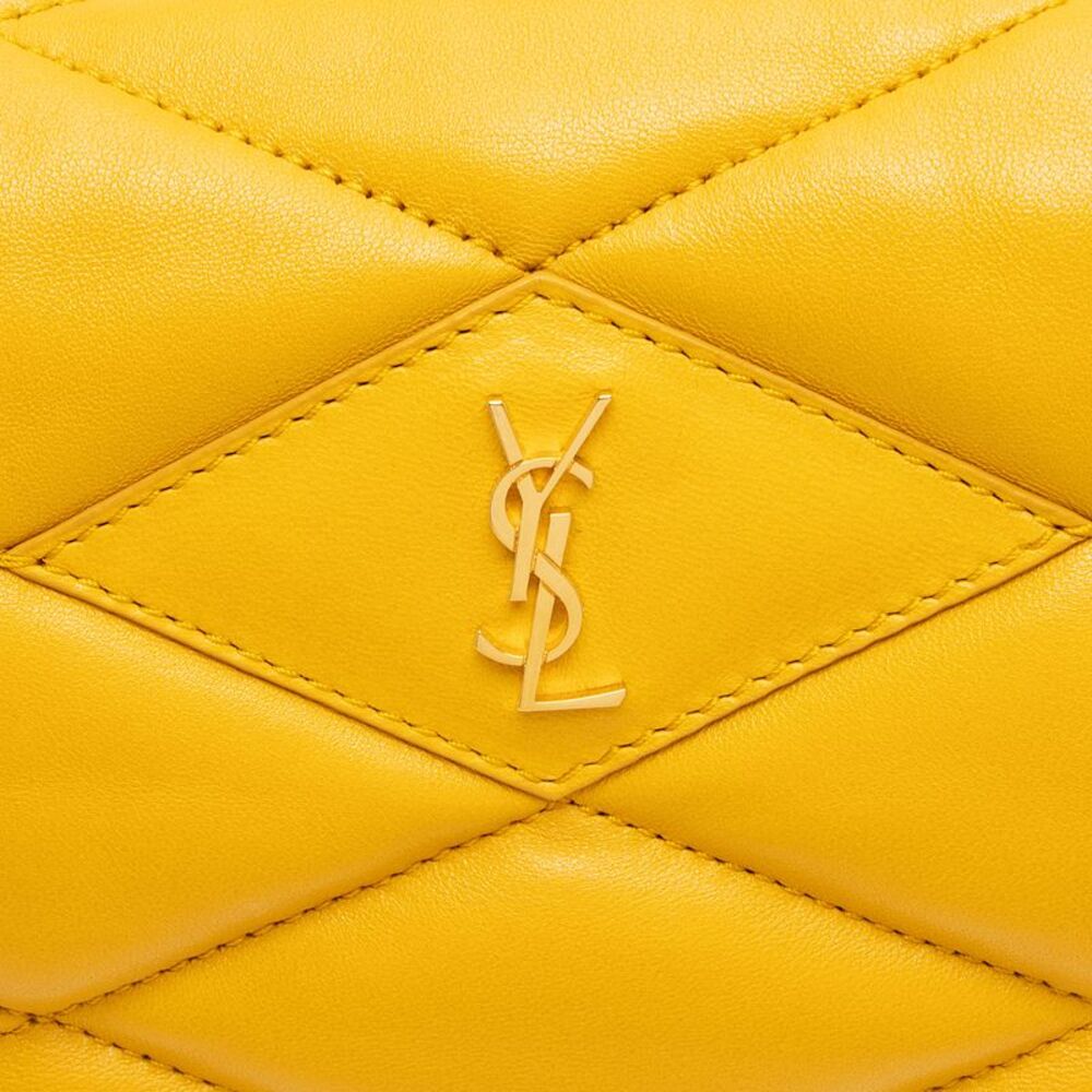 Saint Laurent Quilted Lambskin Puffer Sade Clutch - Picture 10 of 13